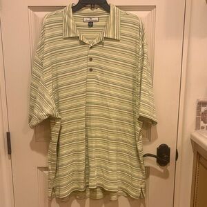 Tommy Bahama Yellow Striped Polo Shirt